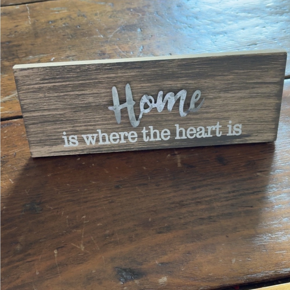 Wooden Home Decor Sign